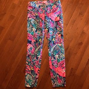 Lilly Pulitzer pants with button and zipper front